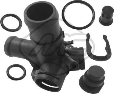 Bride de liquide de refroidissement — AUDI / SEAT / VW — METALCAUCHO 03527
