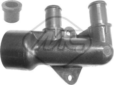 Bride de liquide de refroidissement — CITROËN — METALCAUCHO 03555