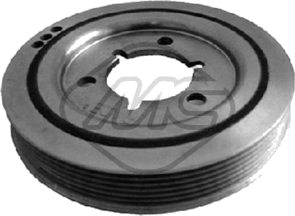 Poulie de vilebrequin — CITROËN / PEUGEOT — METALCAUCHO 04442