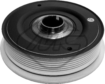 Poulie de vilebrequin — OPEL / RENAULT — METALCAUCHO 04585