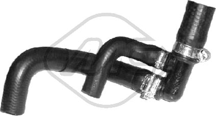 Manchon, échangeur de chaleur - chauffage — AUDI / SEAT / SKODA / VW — METALCAUCHO 08384