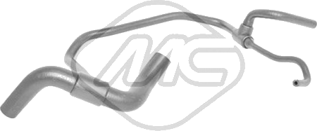 Durite de radiateur — FIAT — METALCAUCHO 08460