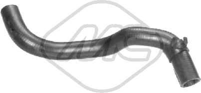 Tuyau de radiateur — RENAULT — METALCAUCHO 08723