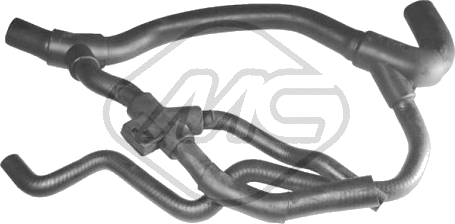 Durite de radiateur — RENAULT — METALCAUCHO 08732