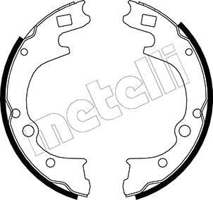 53-0221 Jeu de mâchoires de frein — METELLI 53-0221