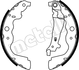 53-0365 Jeu de mâchoires de frein — METELLI 53-0365