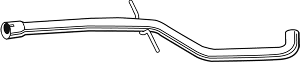 10425 Tube d'échappement — MTEA 10425