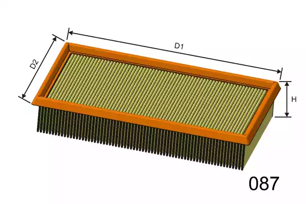 P186 Filtre à air — 00000046 P186