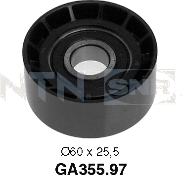 GA355.97 Galet enrouleur de courroie accessoire — SNPM F124059