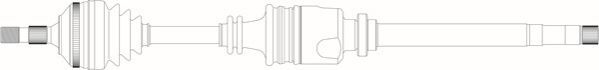 PE3205 Arbre de transmission — SOREA T39076A1