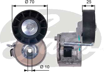 T39137 Belt Tensioner, Courroie striée — SOREA T39137