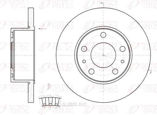 61202.00 Disque de frein — FARBA 6120200