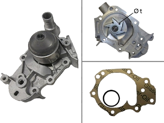 Pompe à eau — Renault